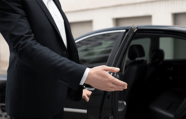 Professional chauffeur providing Whistler limo service with luxury transportation